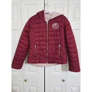 Love tree large juniors maroon jacket